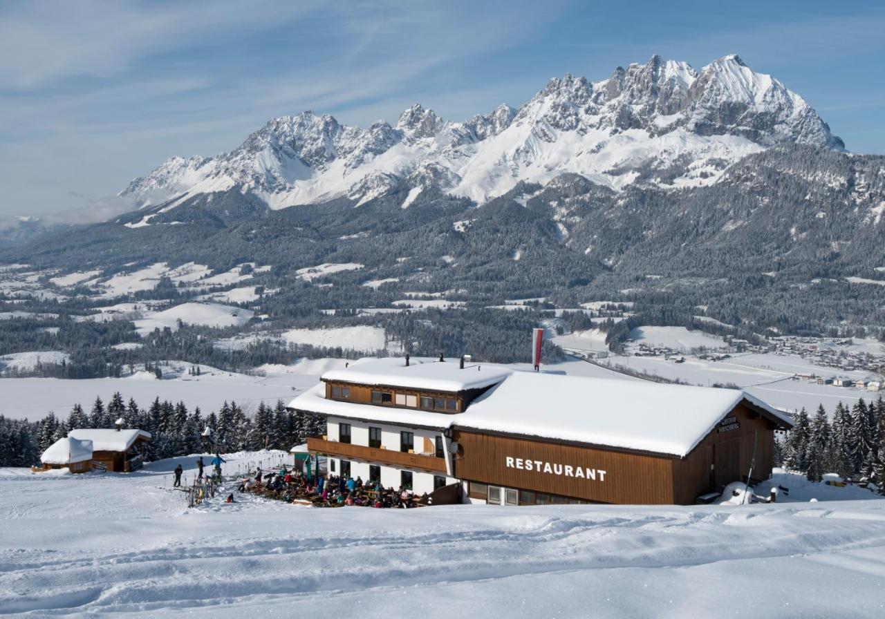 Alpengasthof Hirschberg Sankt Johann in Tirol Exterior foto